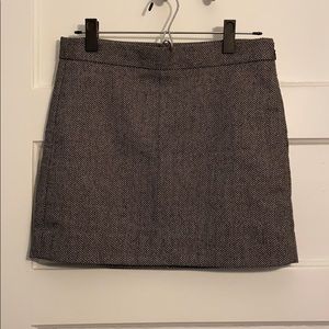 Herringbone Gap wool skirt